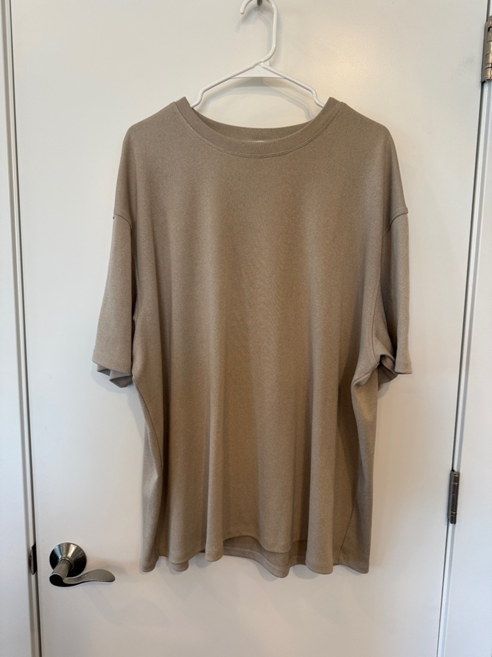 4th & Reckless Oversized Crewneck Tee in Nude